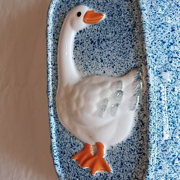 Vintage GAILSTYN-SUTTON Ceramic Goose Wall Farmhouse Decor. Hand Painted. - Picture 3 of 16